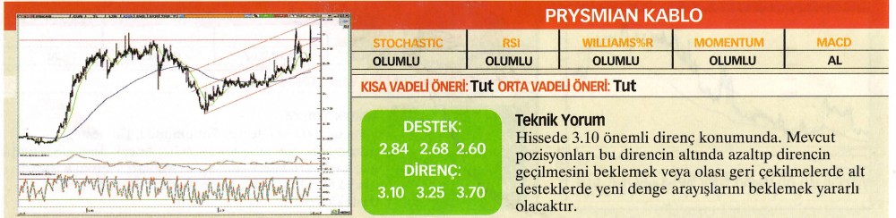 22 hisselik teknik analiz