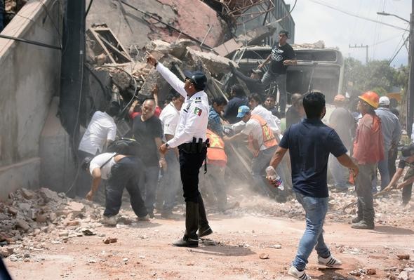 Meksika'da şok görüntüler! Ölü sayısı artıyor...