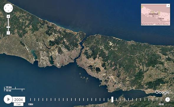 NASA İstanbul'u görüntüledi, tüm dünyayla paylaştı!