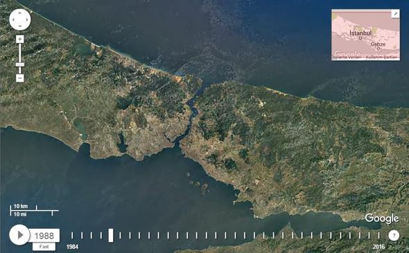 NASA İstanbul'u görüntüledi, tüm dünyayla paylaştı!