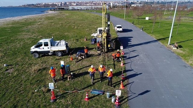 Kanal İstanbul güzergahı havadan görüntülendi