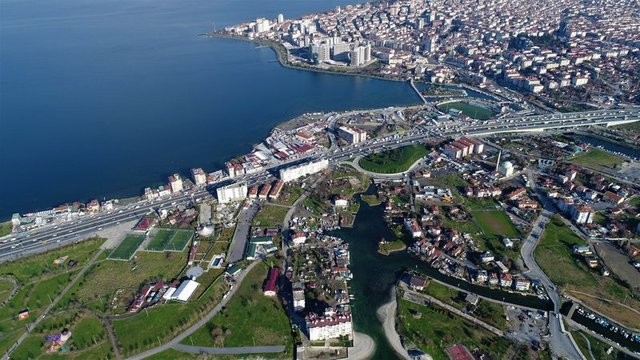 Kanal İstanbul güzergahı havadan görüntülendi