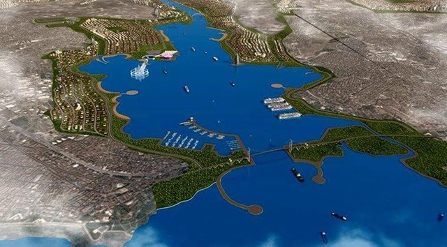 Kanal İstanbul güzergahı havadan görüntülendi