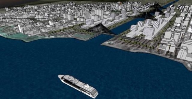 Kanal İstanbul güzergahı havadan görüntülendi