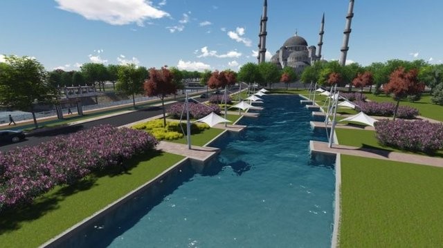 Kanal İstanbul güzergahı havadan görüntülendi