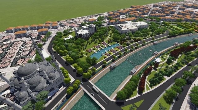 Kanal İstanbul güzergahı havadan görüntülendi