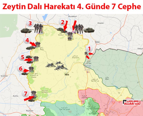 Afrin'de kaç terörist etkisi hale getirildi?