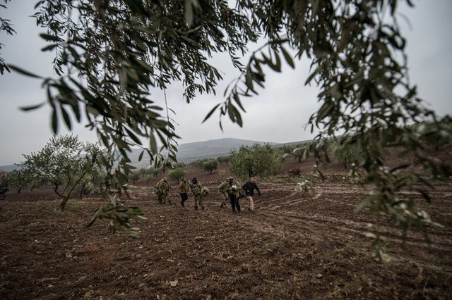 Zeytin Dalı harekatının 6. gününden son kareler 