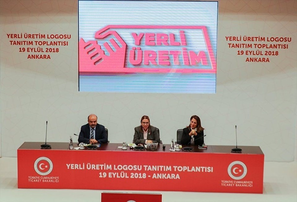 Yerli Üretim logosu etiketlerdeki yerini almaya başladı