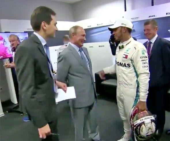 Putin'den F1 pilotu Hamilton'a özel rica: Bu kez öyle olmasın