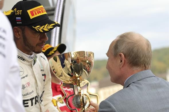 Putin'den F1 pilotu Hamilton'a özel rica: Bu kez öyle olmasın