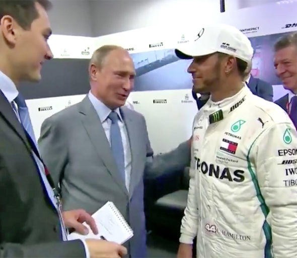 Putin'den F1 pilotu Hamilton'a özel rica: Bu kez öyle olmasın