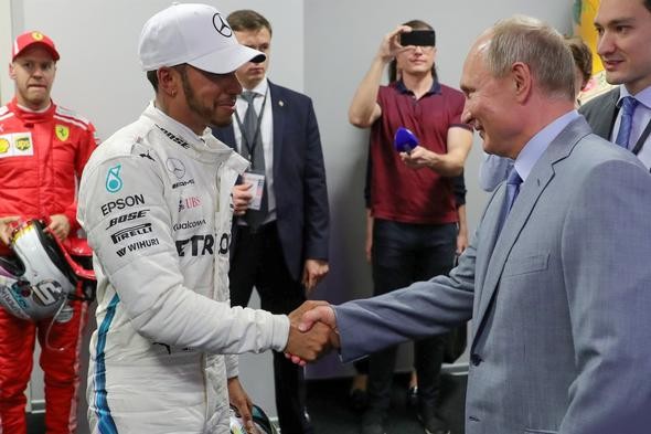 Putin'den F1 pilotu Hamilton'a özel rica: Bu kez öyle olmasın