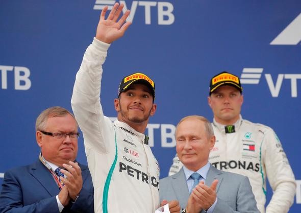 Putin'den F1 pilotu Hamilton'a özel rica: Bu kez öyle olmasın