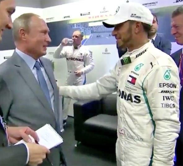 Putin'den F1 pilotu Hamilton'a özel rica: Bu kez öyle olmasın