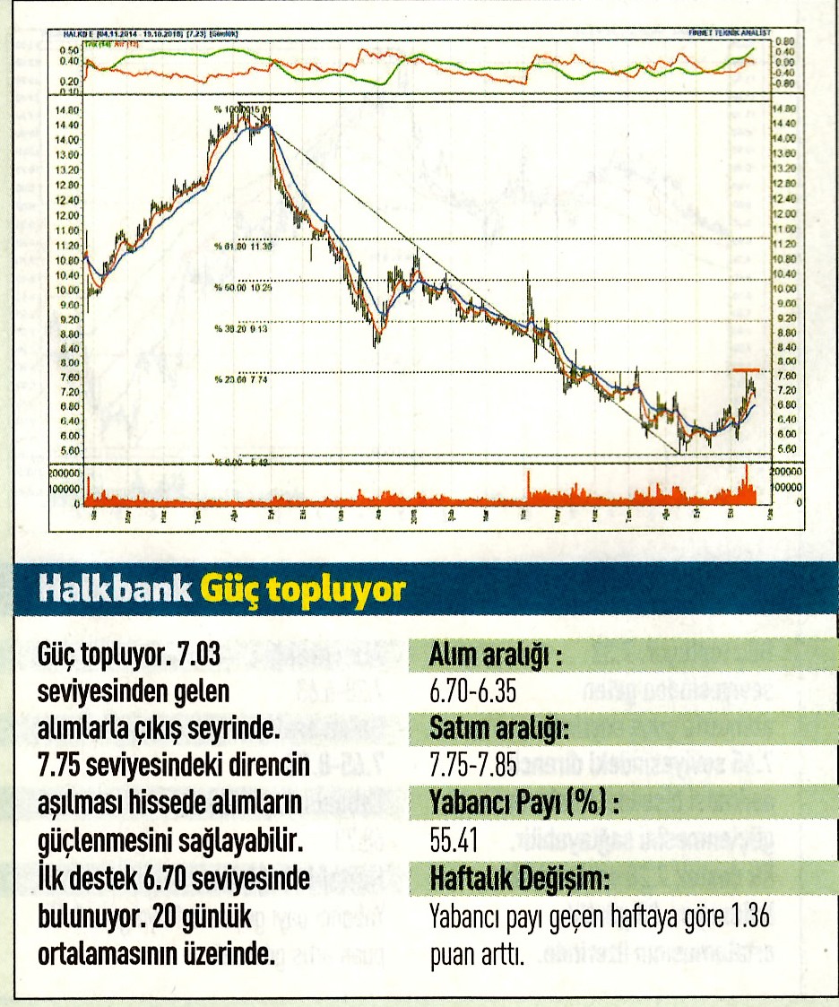 17 hisselik teknik analiz