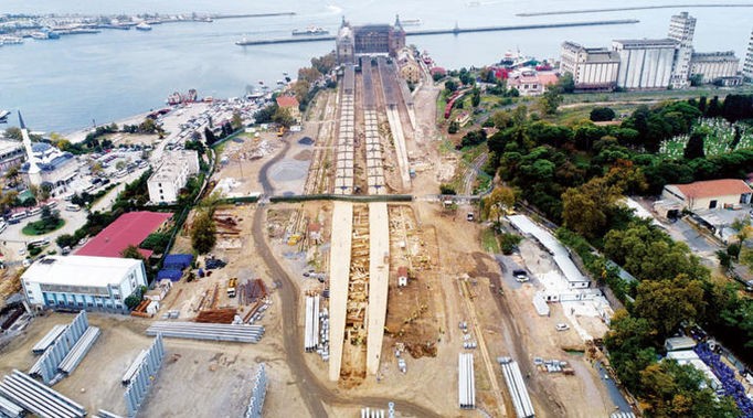 Haydarpaşa'nın altında Khalkedon kalıntıları çıktı