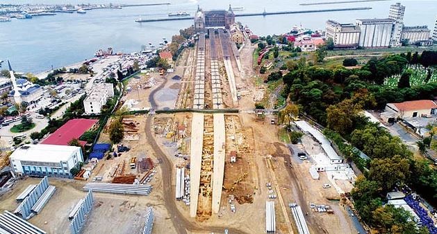 Haydarpaşa'nın altında Khalkedon kalıntıları çıktı