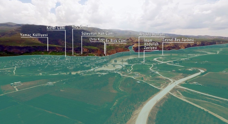 Hasankeyf ziyaretçilerini göl manzarasıyla ağırlayacak