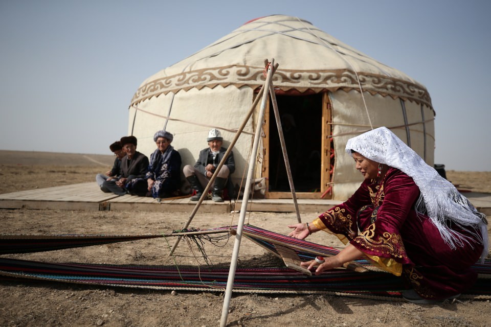 Kırgız Türkleri geleneklerini Yozgat'ta yaşatıyor