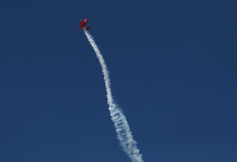 Kadın pilotdan Cumhuriyet Bayramı'na özel gösteri