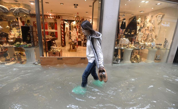 Venedik sular altında kaldı