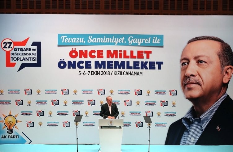 Erdoğan Kızılcahamam'da