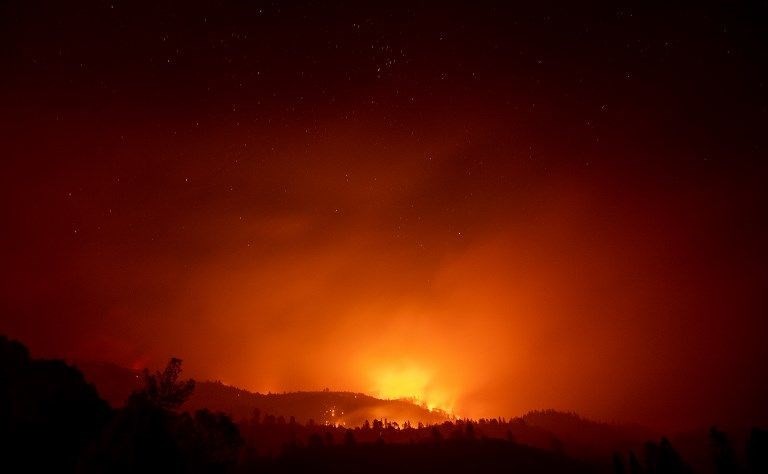 NASA ABD'deki yangınları uzaydan görüntüledi