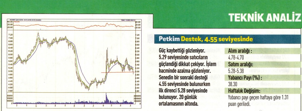 17 hisselik teknik analiz