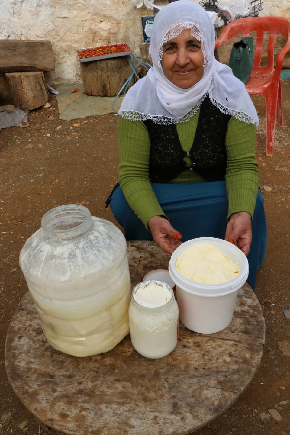 Tereyağı ve peynirin lezzeti toprağın altından