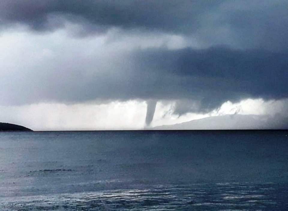 Bodrum'u önce hortum ardından yağmur ve dolu vurdu