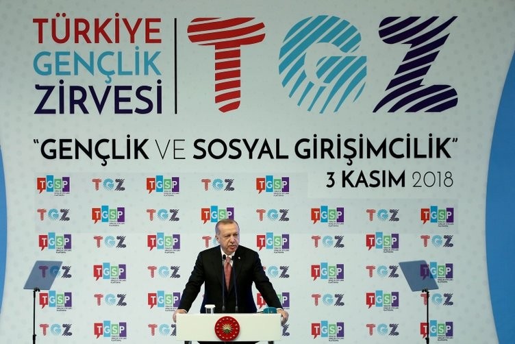 Erdoğan, Türkiye Gençlik Zirvesi'ne katıldı!