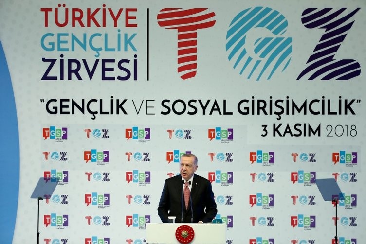 Erdoğan, Türkiye Gençlik Zirvesi'ne katıldı!