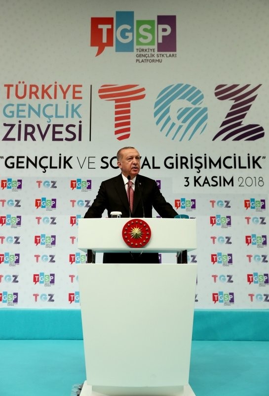 Erdoğan, Türkiye Gençlik Zirvesi'ne katıldı!