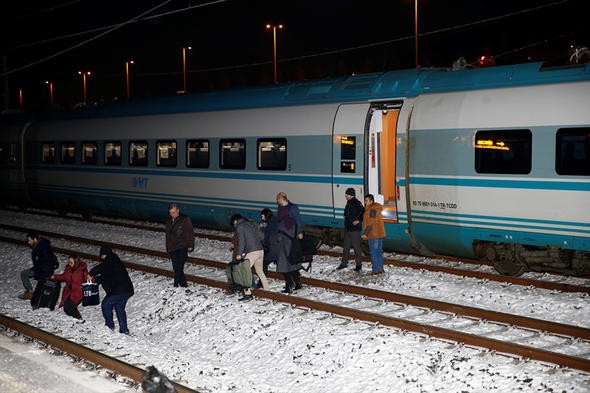 Ankara'daki YHT kazasından ilk fotoğraflar