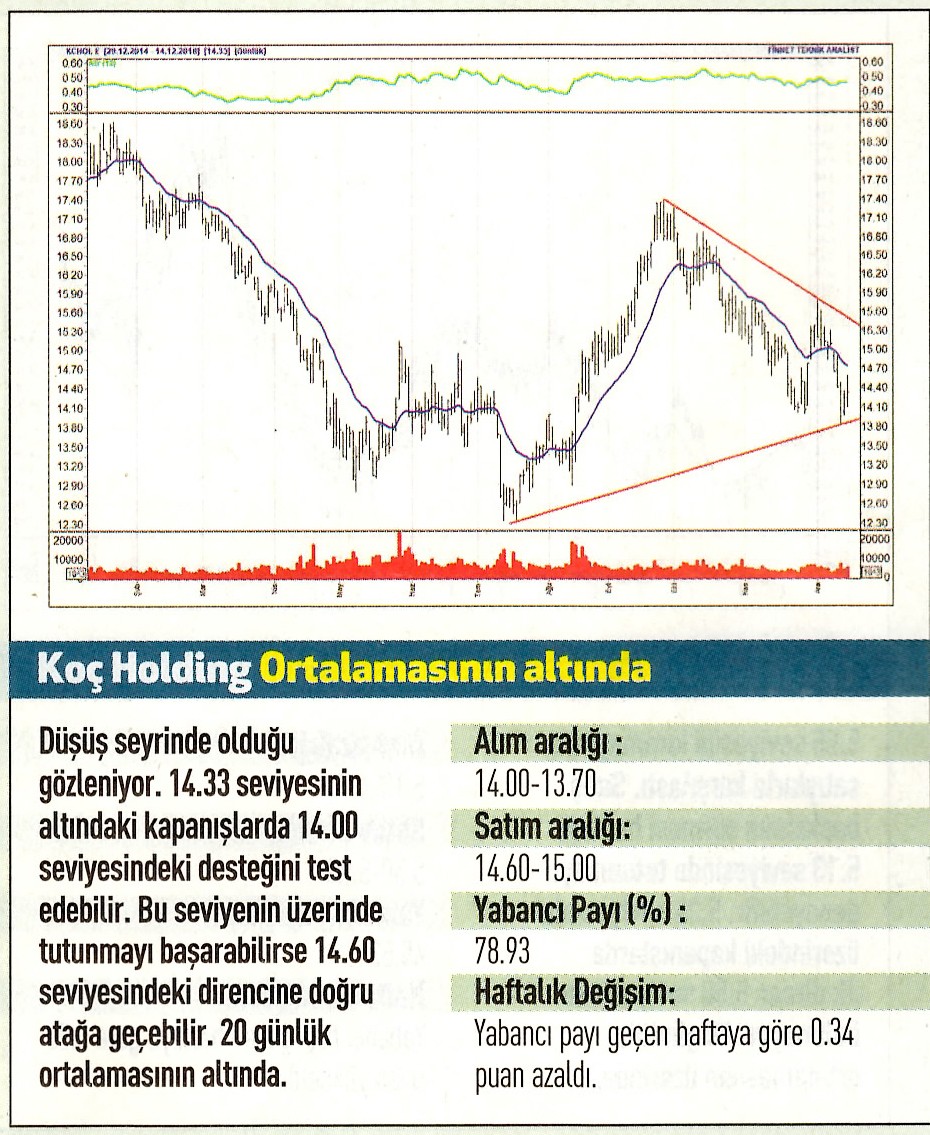 17 hisselik teknik analiz