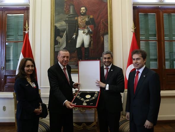 Cumhurbaşkanı Erdoğan’a Paraguay Devlet Nişanı