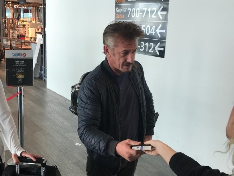 Sean Penn, İstanbul'dan ayrıldı