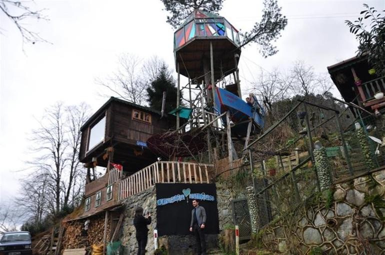 Onun hayali turistlerin uğrak yeri oldu 