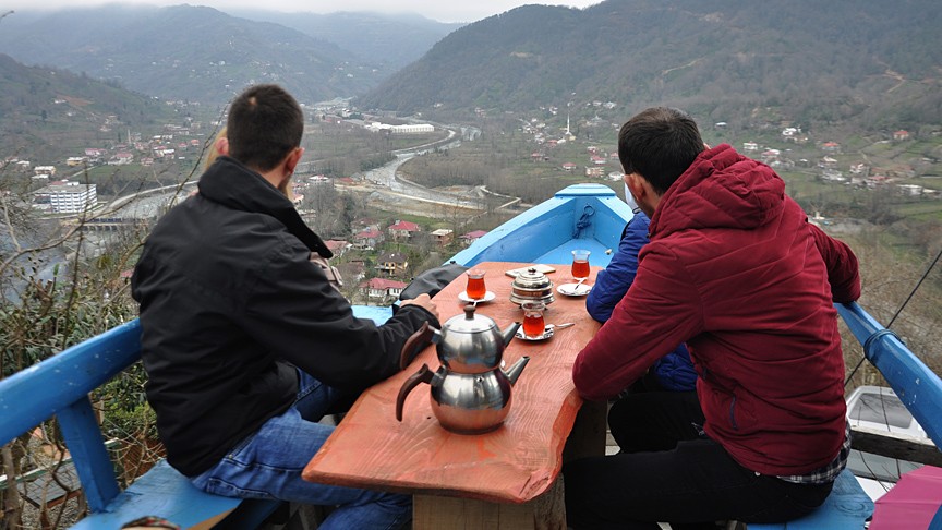 Onun hayali turistlerin uğrak yeri oldu 