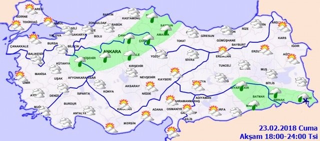 Kar Sibirya'dan yola çıktı