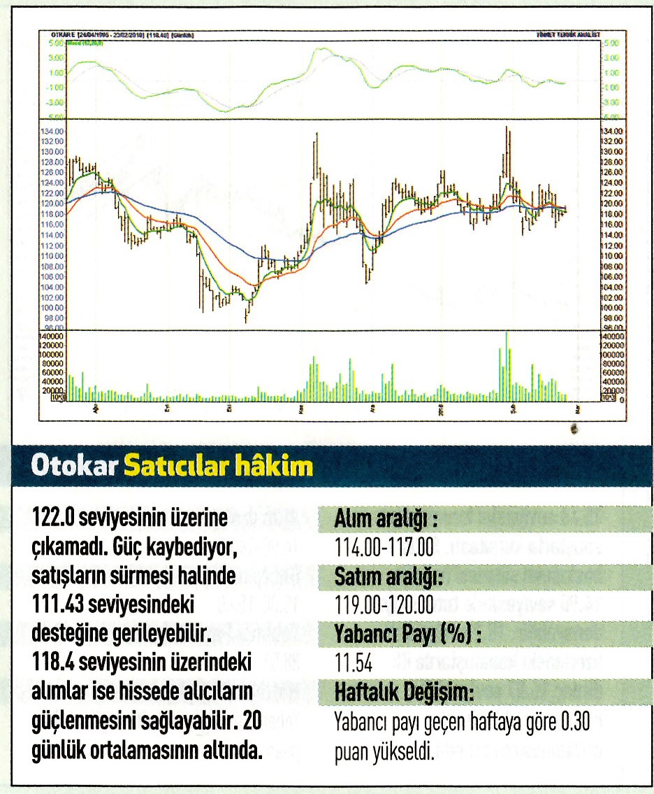 17 hisselik teknik analiz