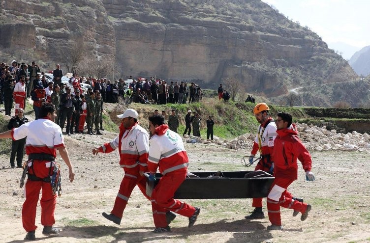 İran'da düşen özel Türk uçağı'ndan ilk görüntüler