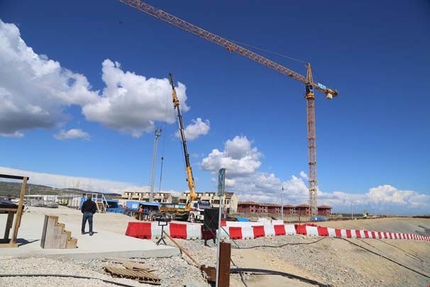 Çanakkale Köprüsü çalışmaları havadan görüntülendi