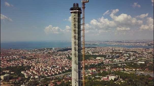 Çamlıca Kulesi'nin anteninde sona gelindi