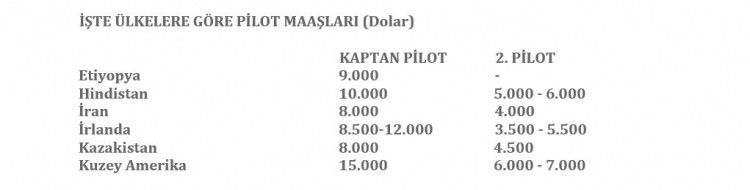 Pilotlar ne kadar maaş alıyor! İşte Türkiye'deki pilot sayısı