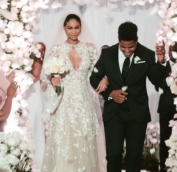 Chanel Iman ve Sterling Shepard evlendi