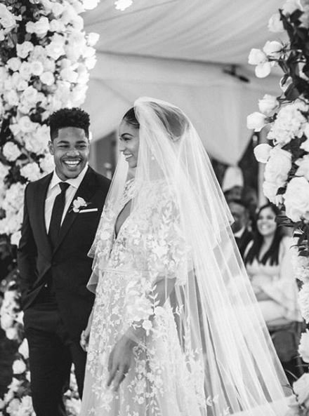 Chanel Iman ve Sterling Shepard evlendi