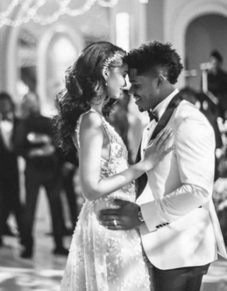 Chanel Iman ve Sterling Shepard evlendi