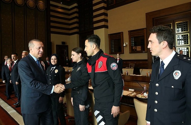 Erdoğan'dan Külliye'de anlamlı kabul